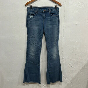 Blank NYC Distressed Flare Jeans